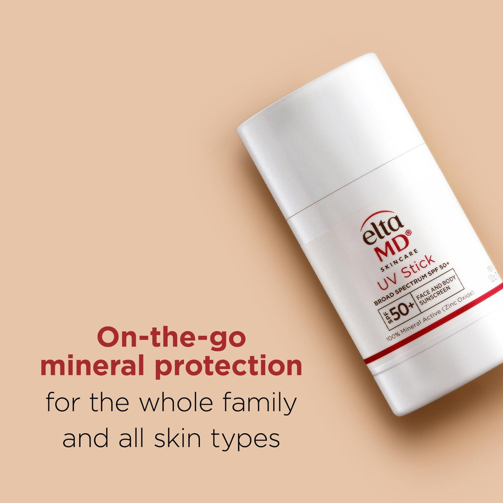 SPF 50+ Mineral Sunscreen Stick for Face & Body - Water-Resistant, Fragrance-Free
