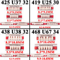 Dental Denture Teeth Set Full Upper & Lower Acrylic Resin Shade A1/A2/A3