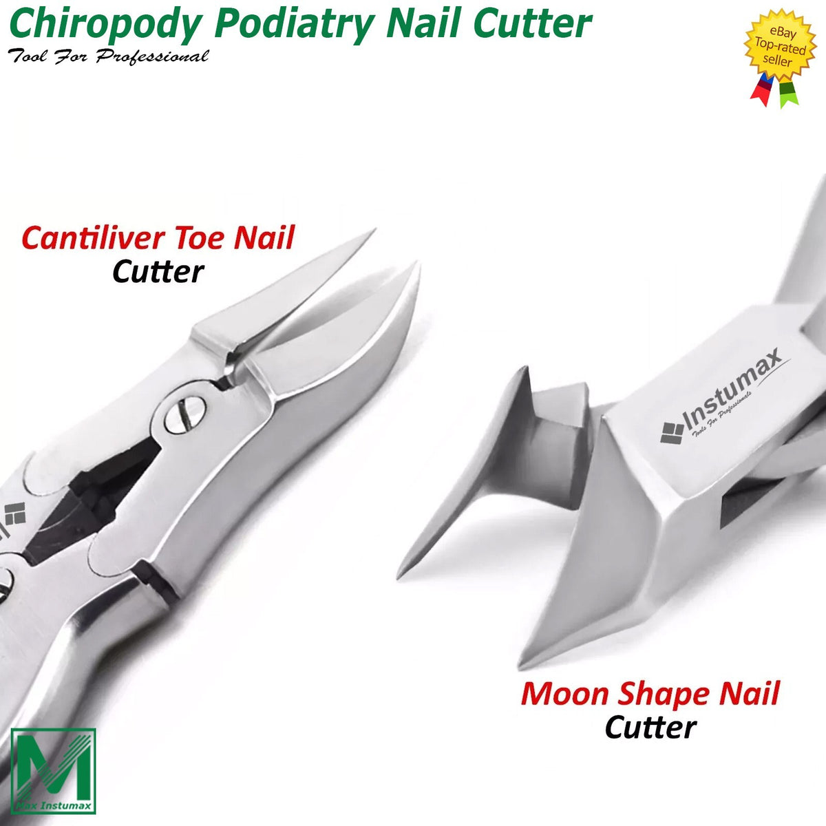 Heavy Duty Cantilever Nail Clipper Set for Podiatry and Nail Care