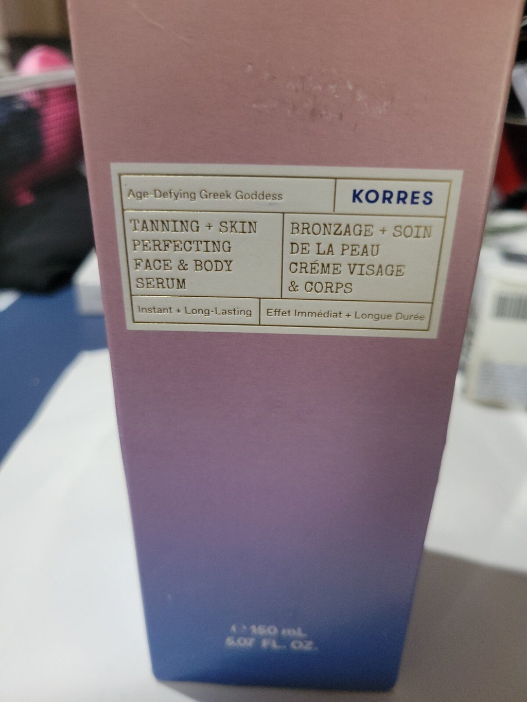 Korres Tanning and Skin Perfecting Face & Body Serum 150ml Sealed