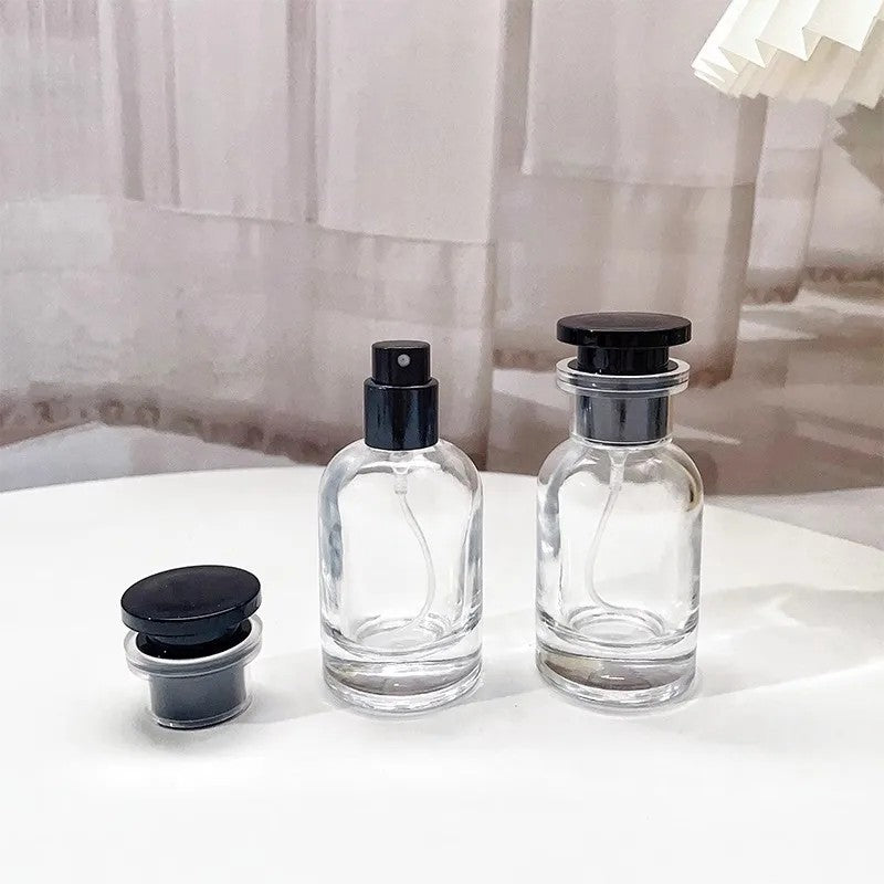 Refillable Travel Glass Perfume Bottles Set of 5, 1 Fl Oz