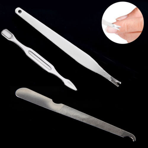 Manicure Pedicure Nail Care Set 10Pcs Travel Grooming Kit for Men & Women