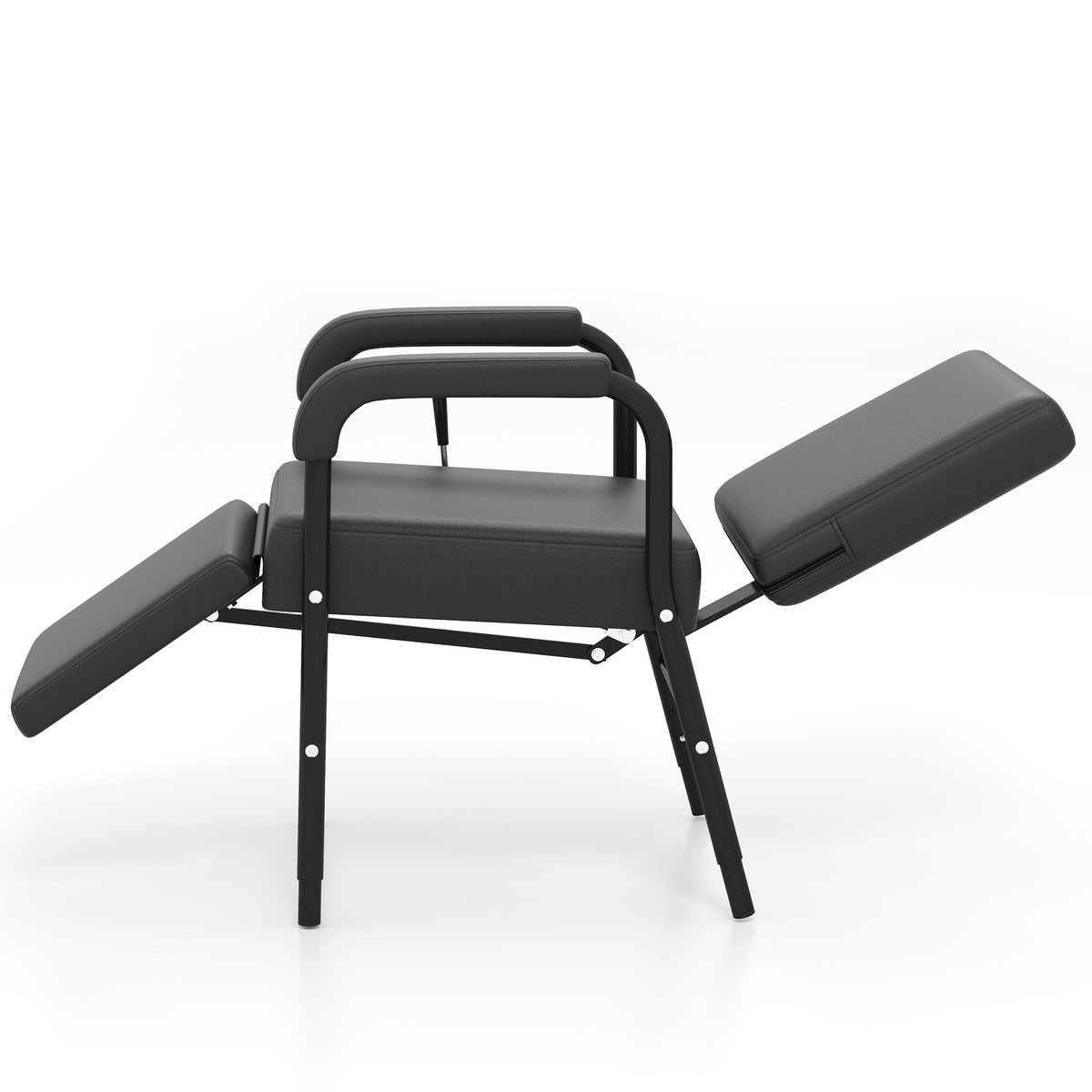 Heavy Duty Reclining Shampoo Chair with Leg Support for Salon & Barber