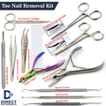 Toenail Removal Kit with Ingrown Nail Nipper - Podiatry Nail Surgery Tool