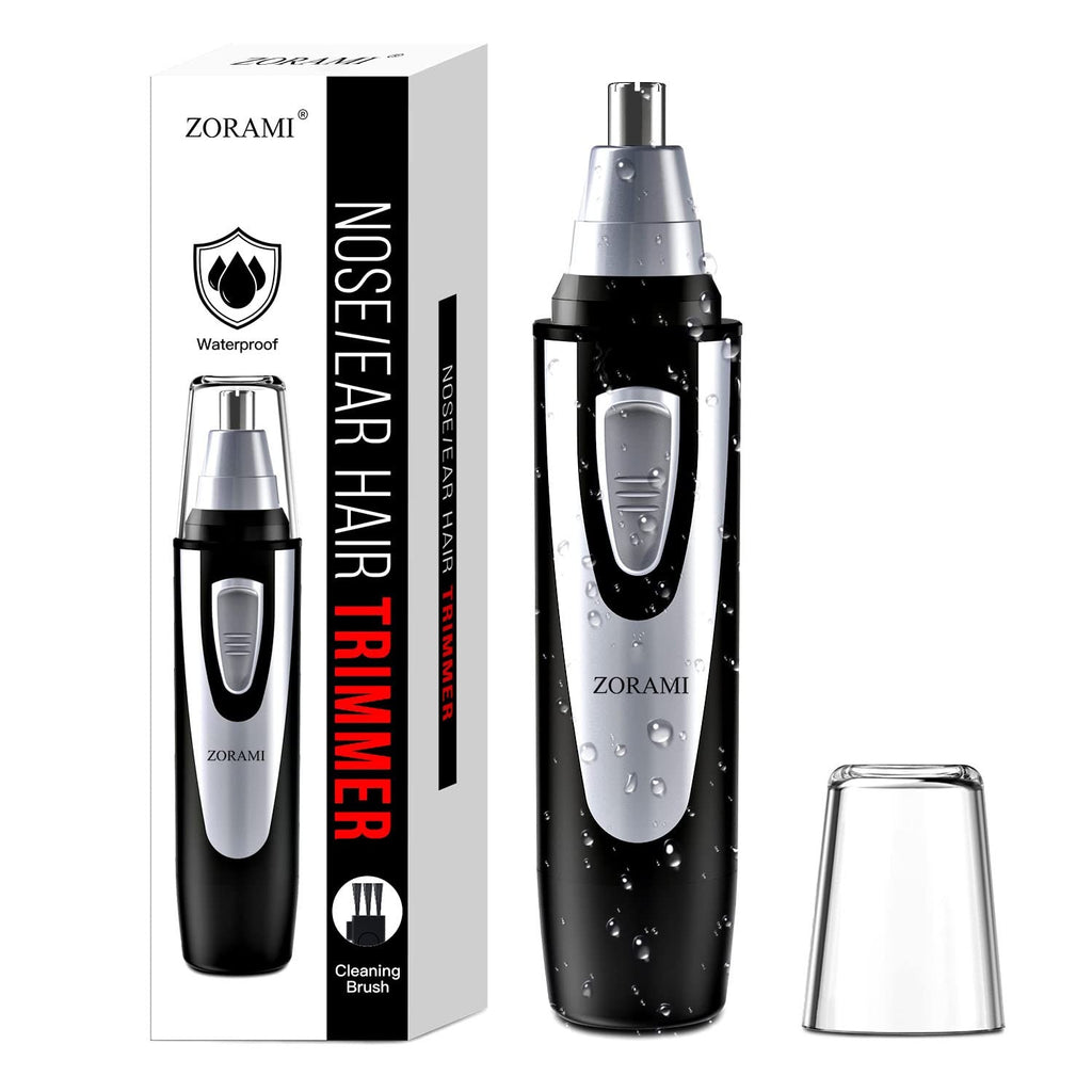 Ear and Nose Hair Trimmer Clipper Waterproof Facial Grooming Device - Painless, Rechargeable