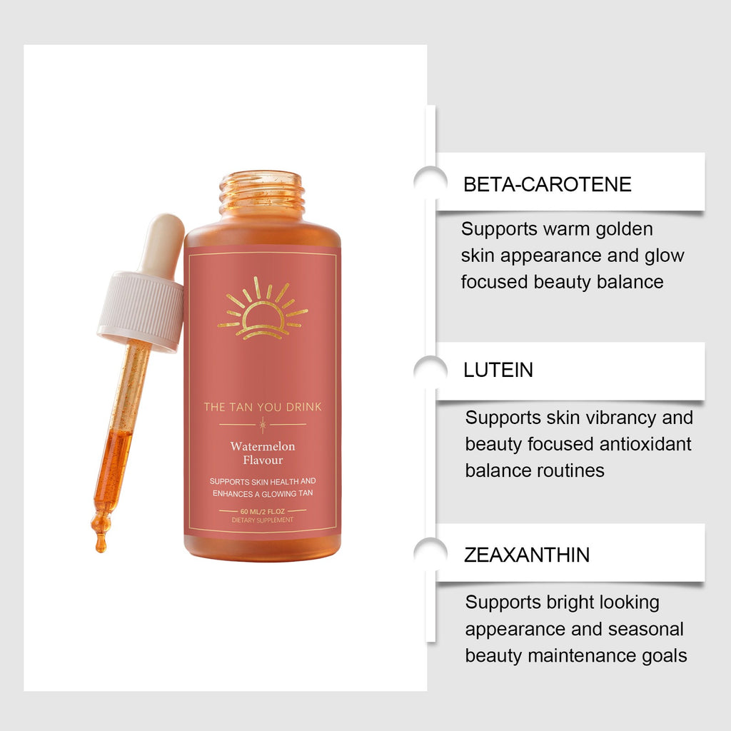 GlowDrop Self Tanner Drops 60ml for Natural Sunless Body Tan - Multiple Quantities
