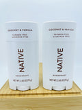 Natural Coconut Vanilla Deodorant Set - 2.65oz Lilac Pack of 2