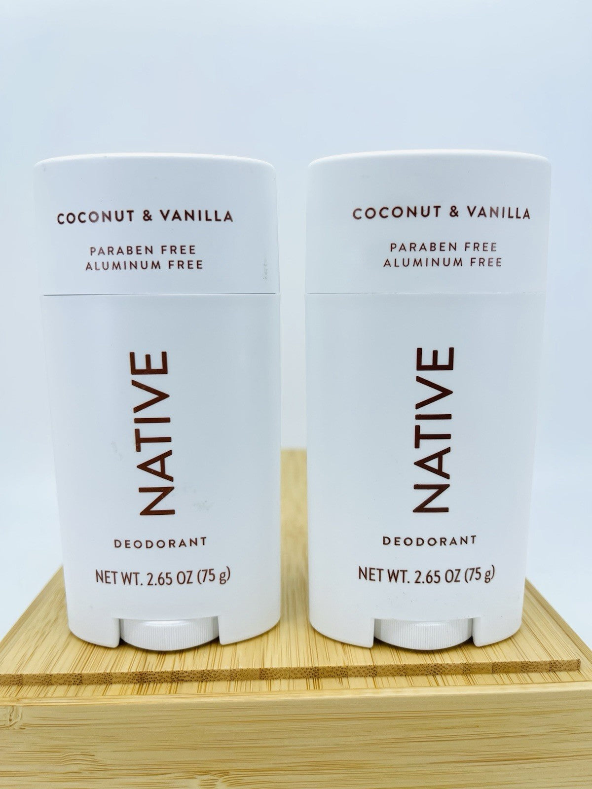 Natural Coconut Vanilla Deodorant Set - 2.65oz Lilac Pack of 2