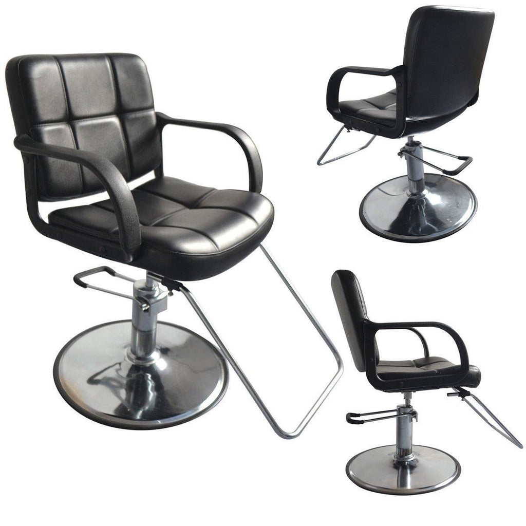 Hydraulic Barber Chair Salon Spa Styling Chair Heavy Duty Black
