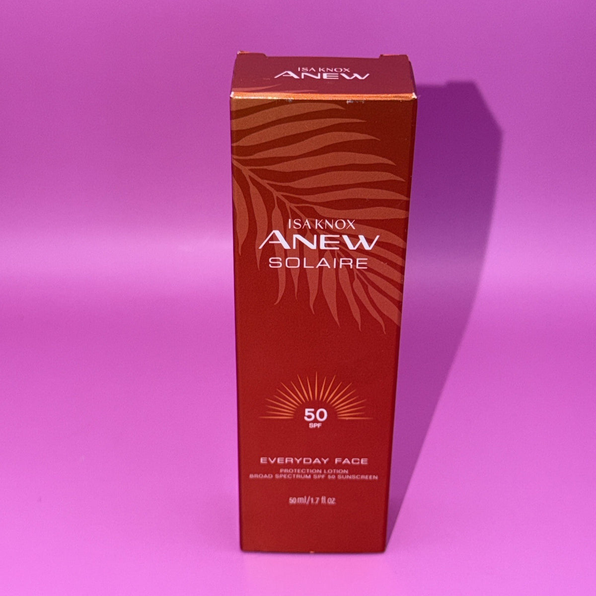 Isa Knox Anew Solaire SPF 50 Face Protection Lotion 1.7 Oz - Daily Sunscreen