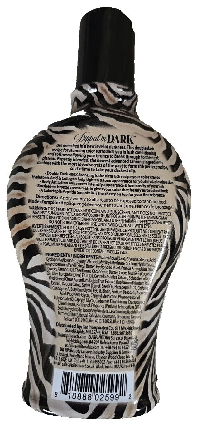 Dark Tanning Lotion with Bronzer - Double Dark 7.5 oz Indoor Sunless Tanning