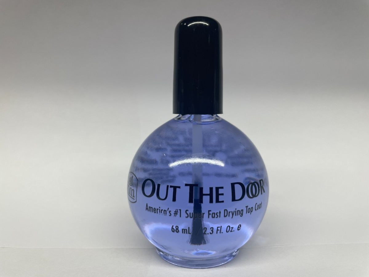 INM Out The Door Fast Drying Top Coat Nail Polish 2.3oz with Brush