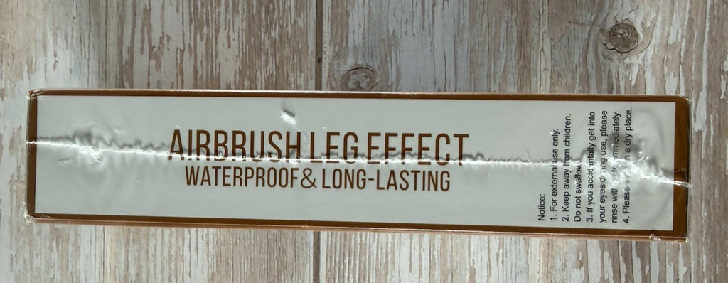Waterproof Long-Lasting Leg Makeup - Bronze Effect, All-Day Cover