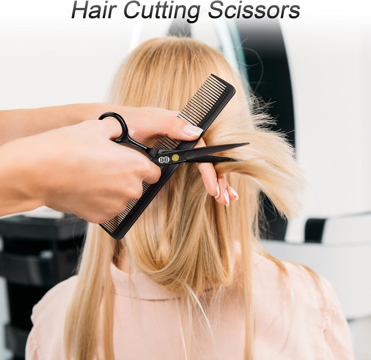 Professional Hair Cutting Scissors & Thinning Shears Kit - 6.7 Inch