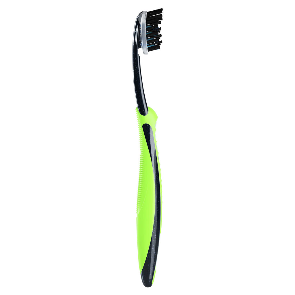 2 Pack Soft Charcoal Manual Toothbrushes for Oral Care
