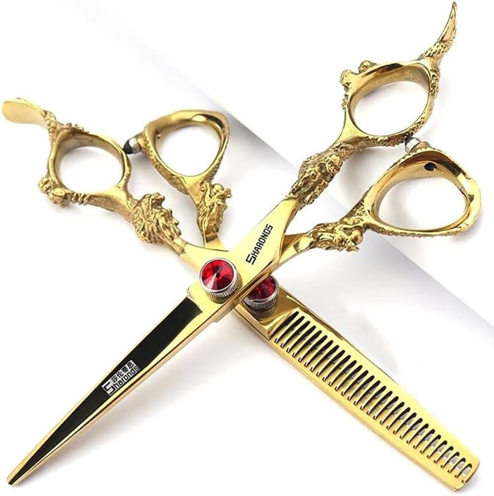 Professional Hairdressing Scissors Set 6 Inch Sharp Hair Cutting Shears