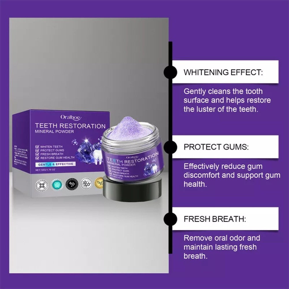 Mineral Powder - Deep Cleaning & Stain Removal, Portable 50g