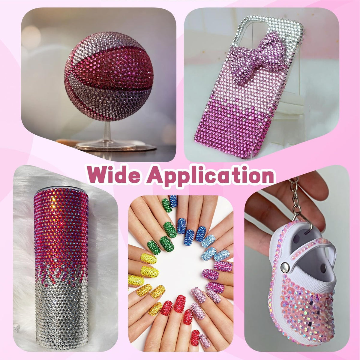 20000Pcs Rhinestones Bedazzling Kit with Jewelry Glue for Crafts & Nail Art