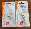 2PCS Nail Art White Tip Pen for French Manicure - Sally Hansen 2317