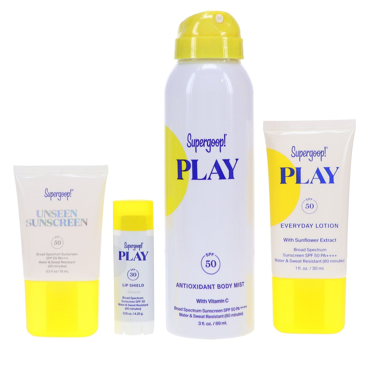 Travel SPF Kit with Sunscreen & Hydrating Skincare - TSA Friendly