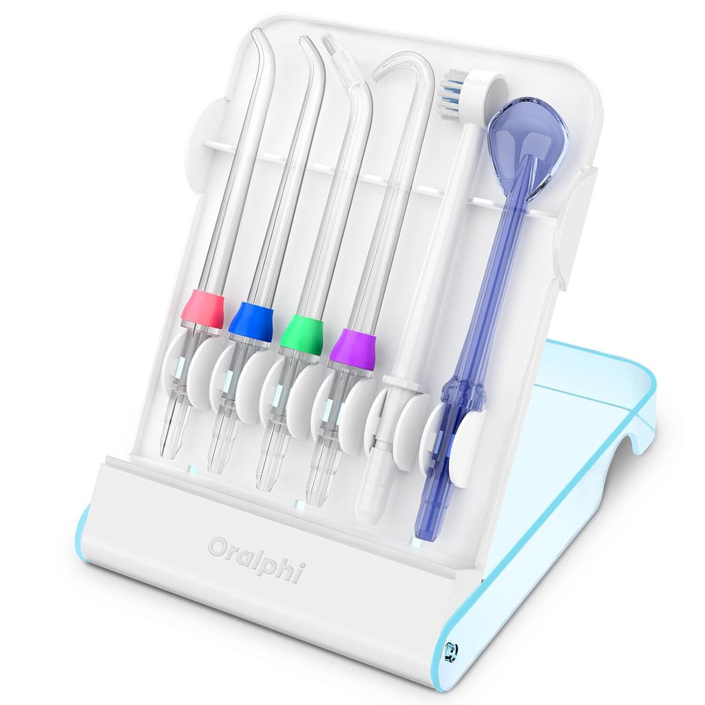 Water Flosser Replacement Tips Set with Storage Case - Compatible with Waterpik