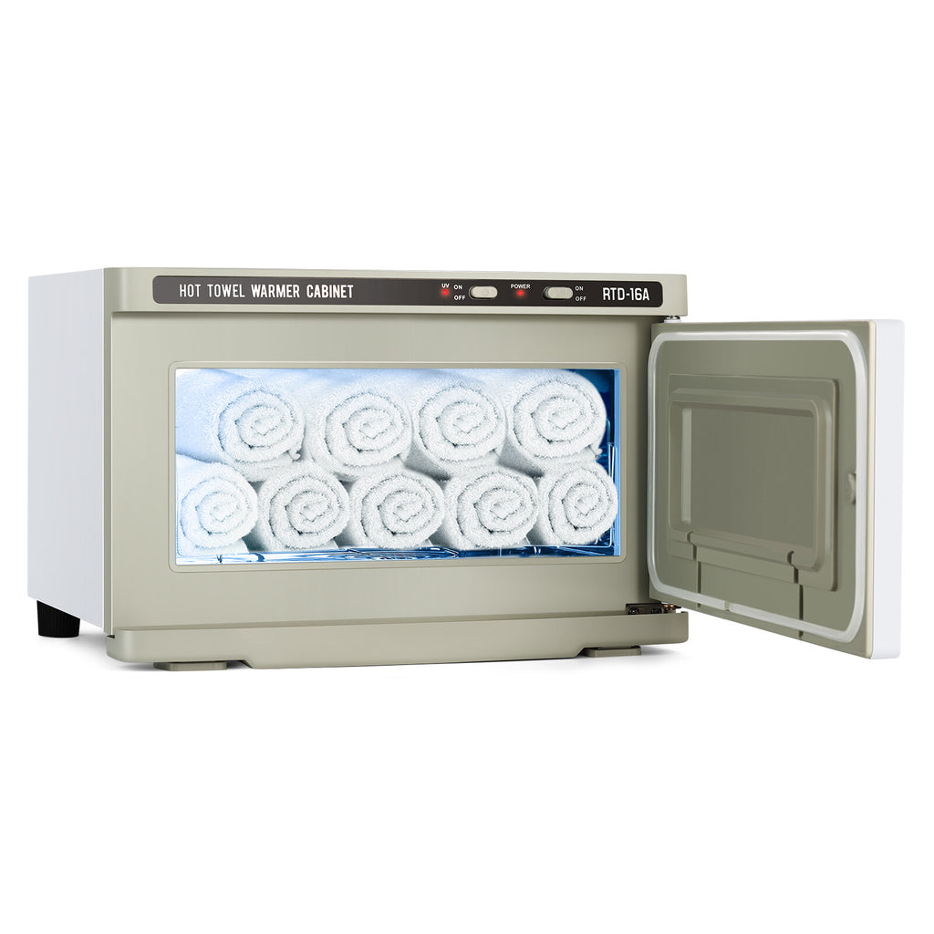 2-in-1 Towel Warmer and UV Sterilizer Cabinet for Spa and Salon