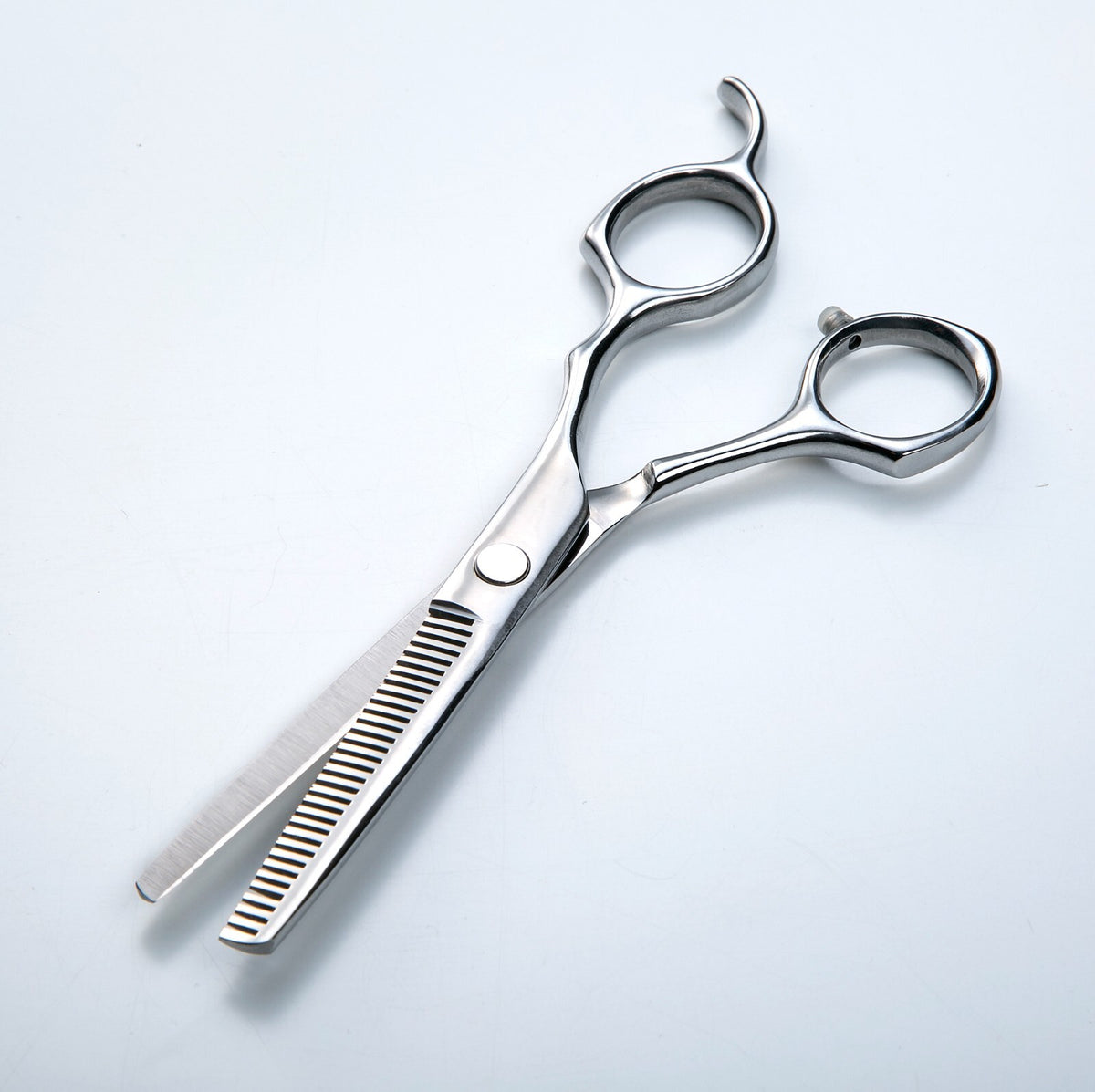 Stainless Steel Hair Blending Scissors 5.5 Inch with Finger Rest