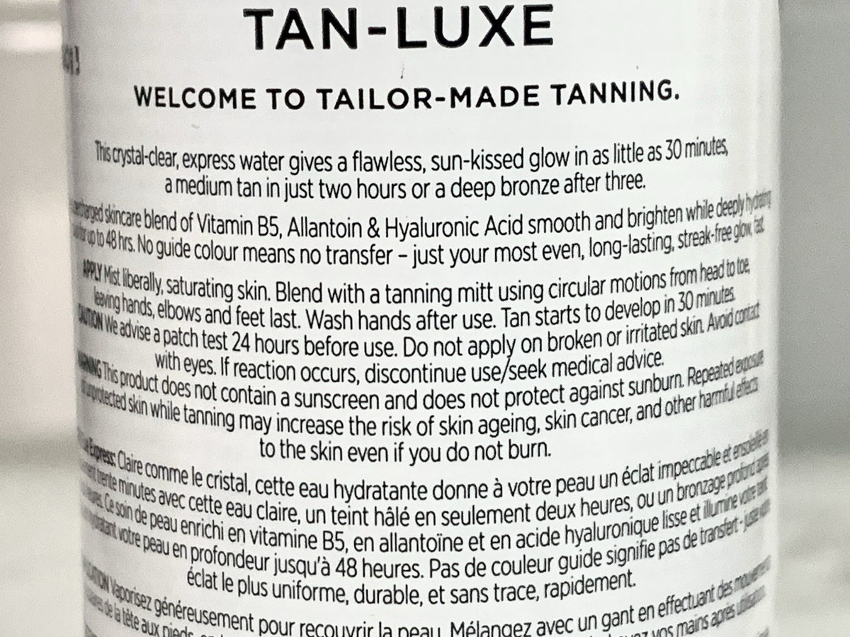 Self Tan Water Hydrating Instant Tanning Spray - 6.76 oz, 200 ml