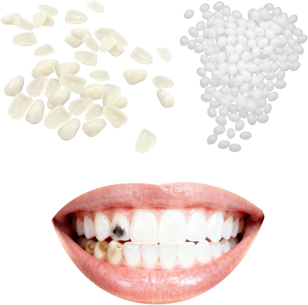 50Pcs Fake Tooth Covers for Bad Teeth Moldable Dental Repair Kit