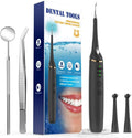 Electric Dental Plaque Remover Teeth Cleaning Kit with 3 Modes & 3 Heads
