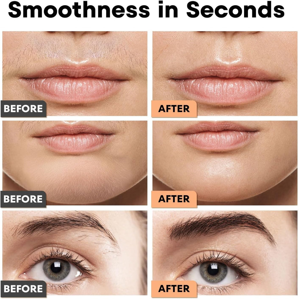 Electric Eyebrow Trimmer Women Facial Hair Remover Compact Battery Operated