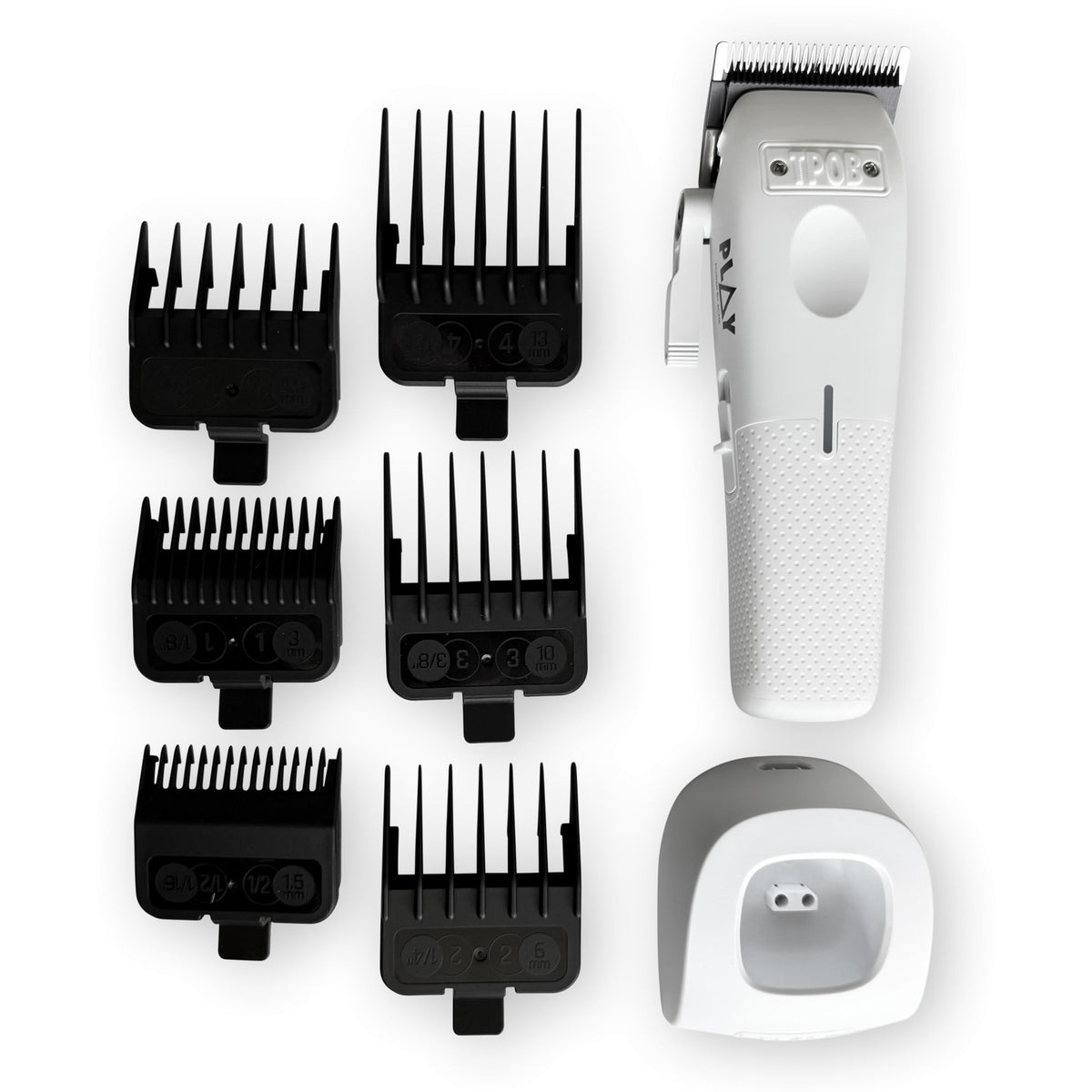 Professional Cordless Hair Clippers for Men - Dual Speed, with Guide Combs