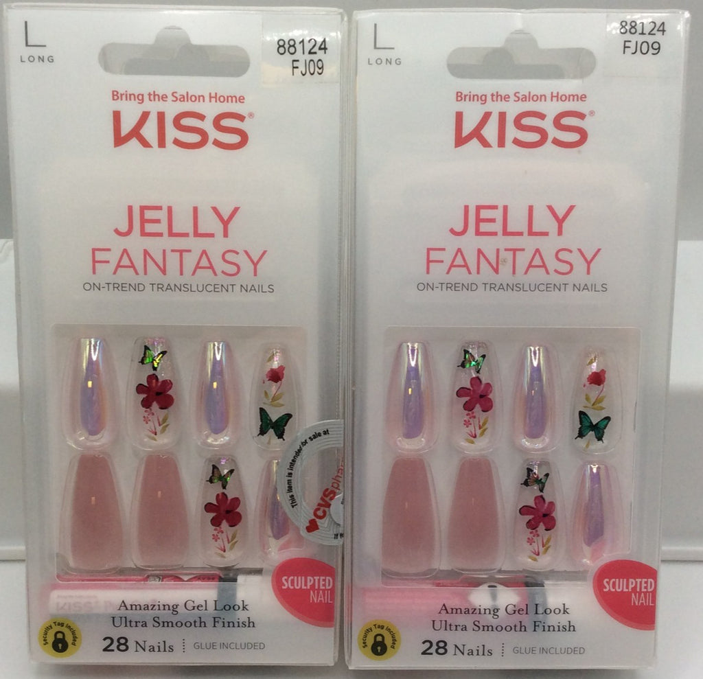 Nail Art Kit with 28 Sculpted Nail Supplies - Pack of 2