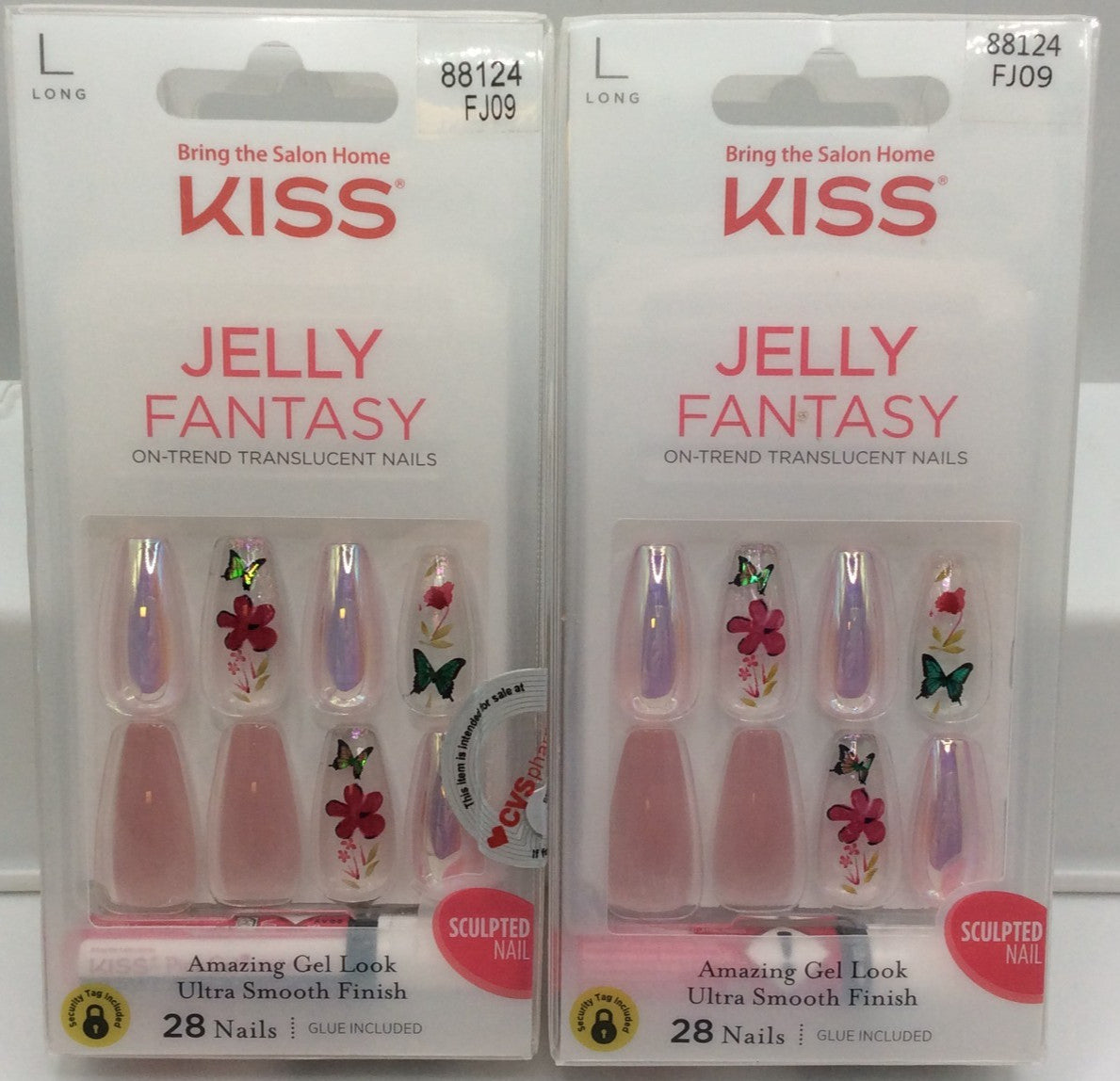 Nail Art Kit with 28 Sculpted Nail Supplies - Pack of 2