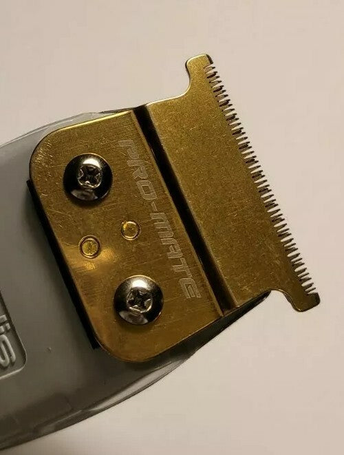 Pro-mate Andis T-Outliner Replacement Blades Gold Coated Zero-Gapped GTX