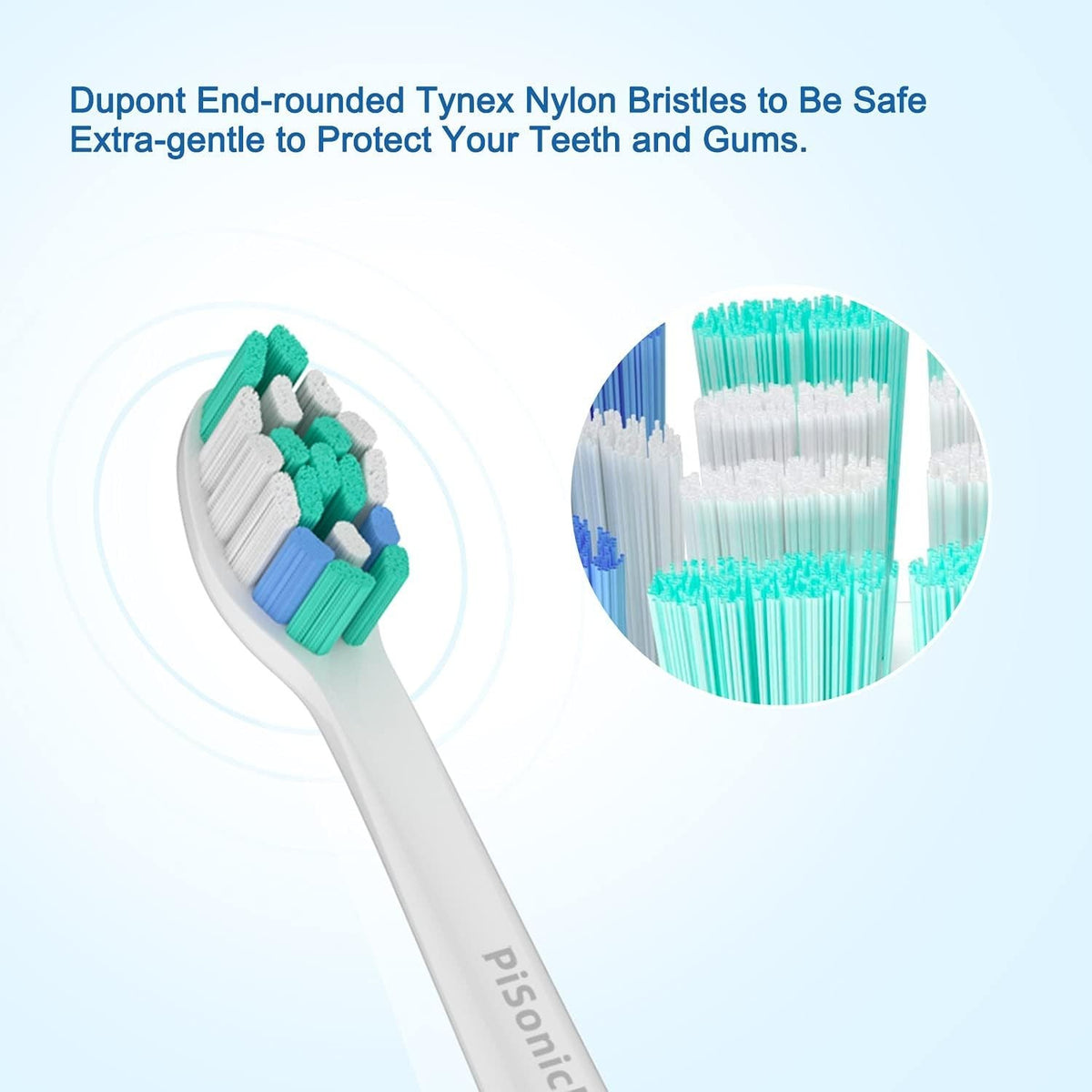 Replacement Toothbrush Heads 10 Pack - Compatible with Philips Sonicare