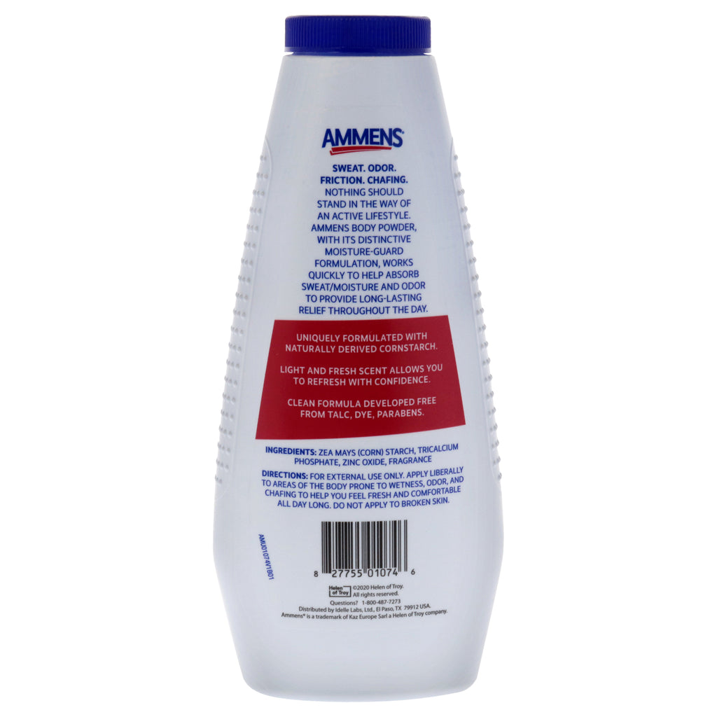 Unisex Body Powder Original by Ammens - 11 oz Medicated Skin Relief