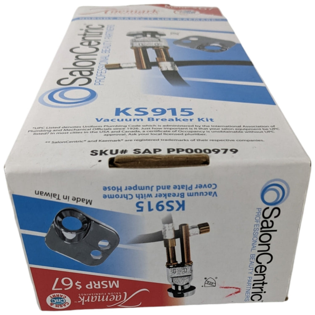 Shampoo Bowl Faucet Vacuum Breaker Kit for Salon Spa Hair Stations