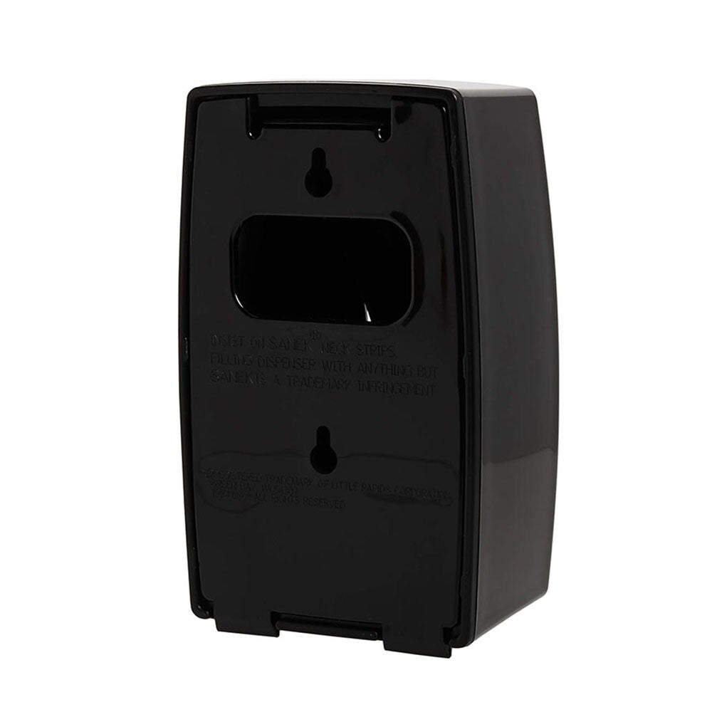 Neck Strip Dispenser for Salons and Barbershops - Black Plastic, Holds 60 Strips