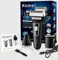 USB Rechargeable 3-in-1 Hair Shaver Nose Trimmer Gift Set - Waterproof