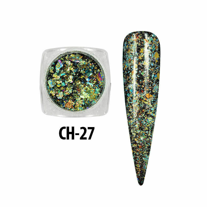 Metallic Flakes Nail Decorations for Nail Art - CH-27