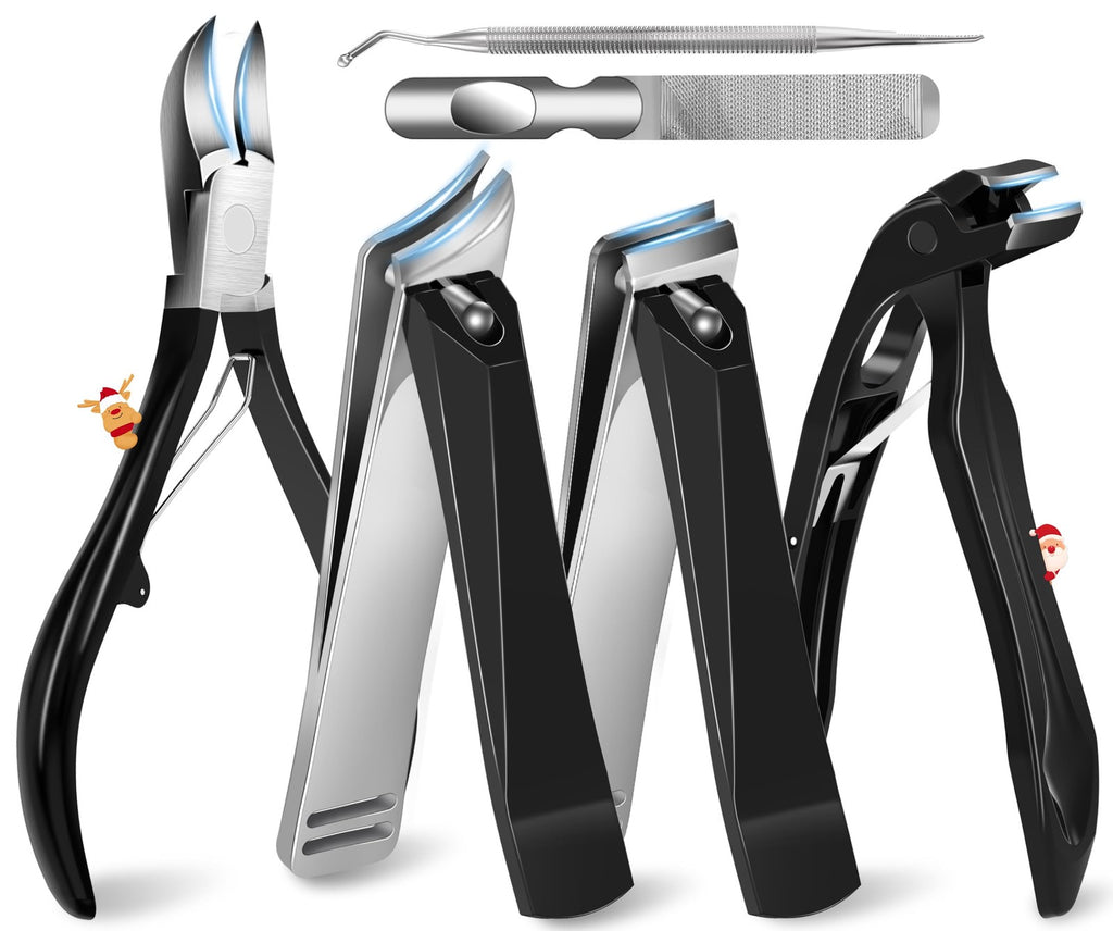 Heavy Duty Toenail Clippers for Seniors & Thick Nails - Large Toe Nail Clippers