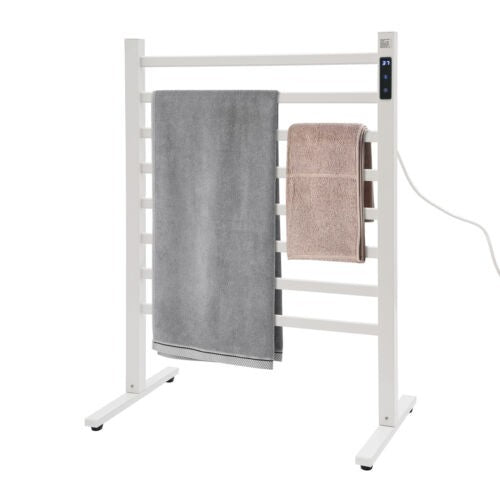 Electric Floor-Standing Towel Warmer Rack with Adjustable Temperature 180W