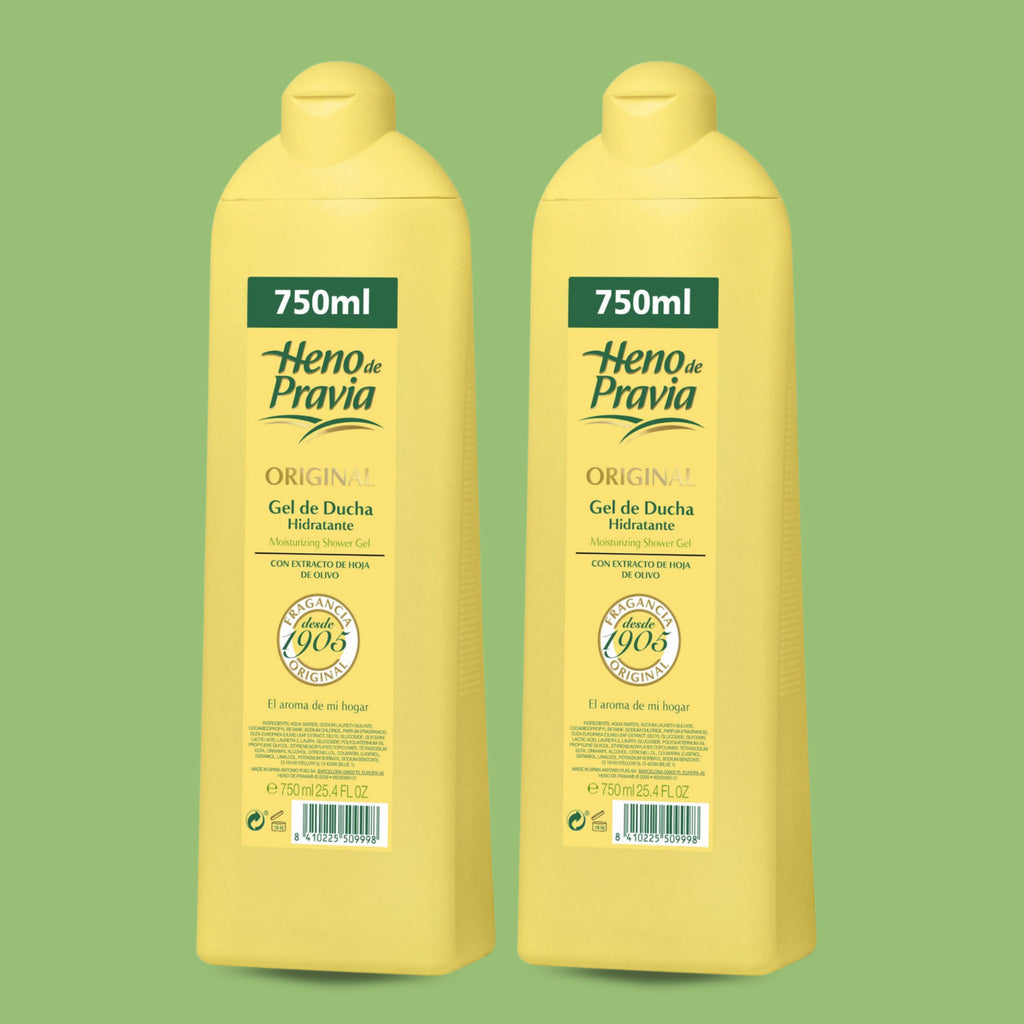 Heno de Pravia Original Shower Gel 25.4 fl oz - Classic Scent, 2 Pack