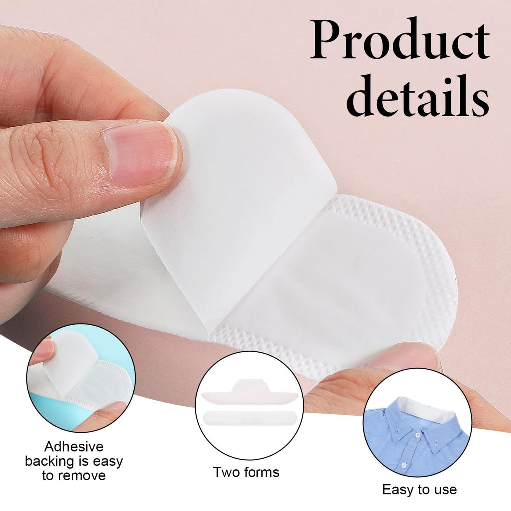 50Pcs Invisible Shirt Collar Protectors Sweat Pads Disposable Neck Liners