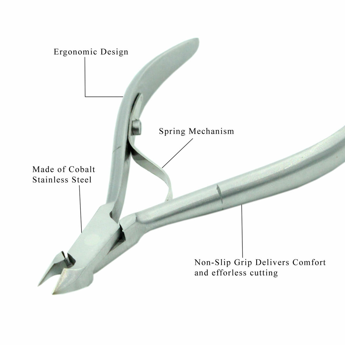 High Quality Stainless Steel Nail Cuticle Nippers - Precise Manicure Tool