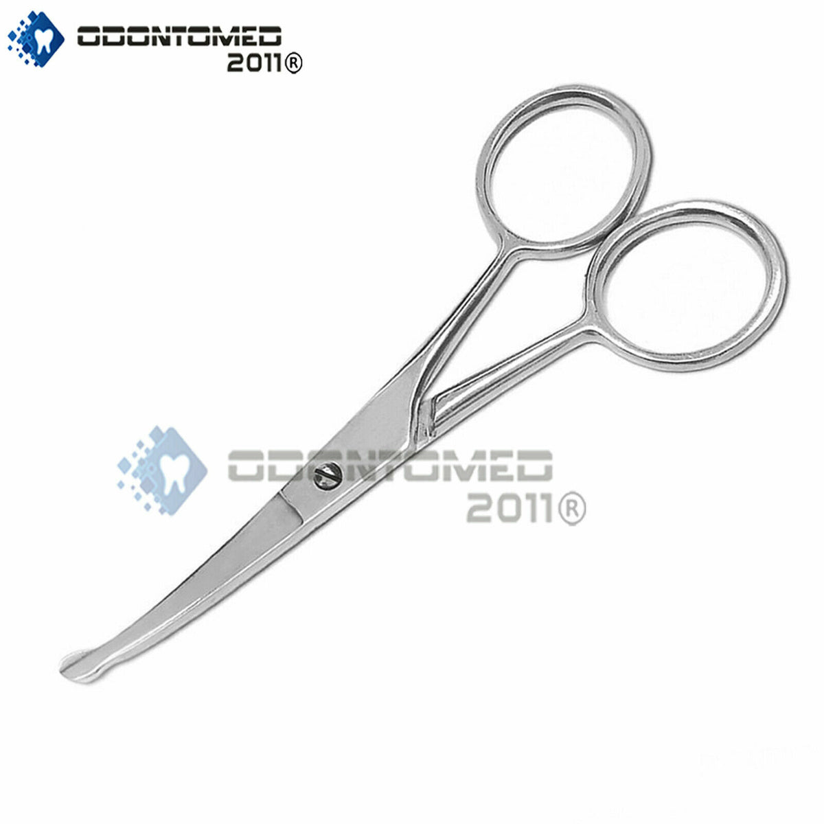 Dog Grooming Scissors 3.5 Inch with Safety Tips for Eye, Ear, Nose Curved