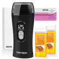Digital Honey Wax Kit for Hair Removal with Roll-On Warmer and Cartridges