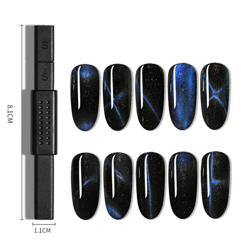 15-Piece Cat Eye Gel Nail Magnet Set for Stunning Nail Art