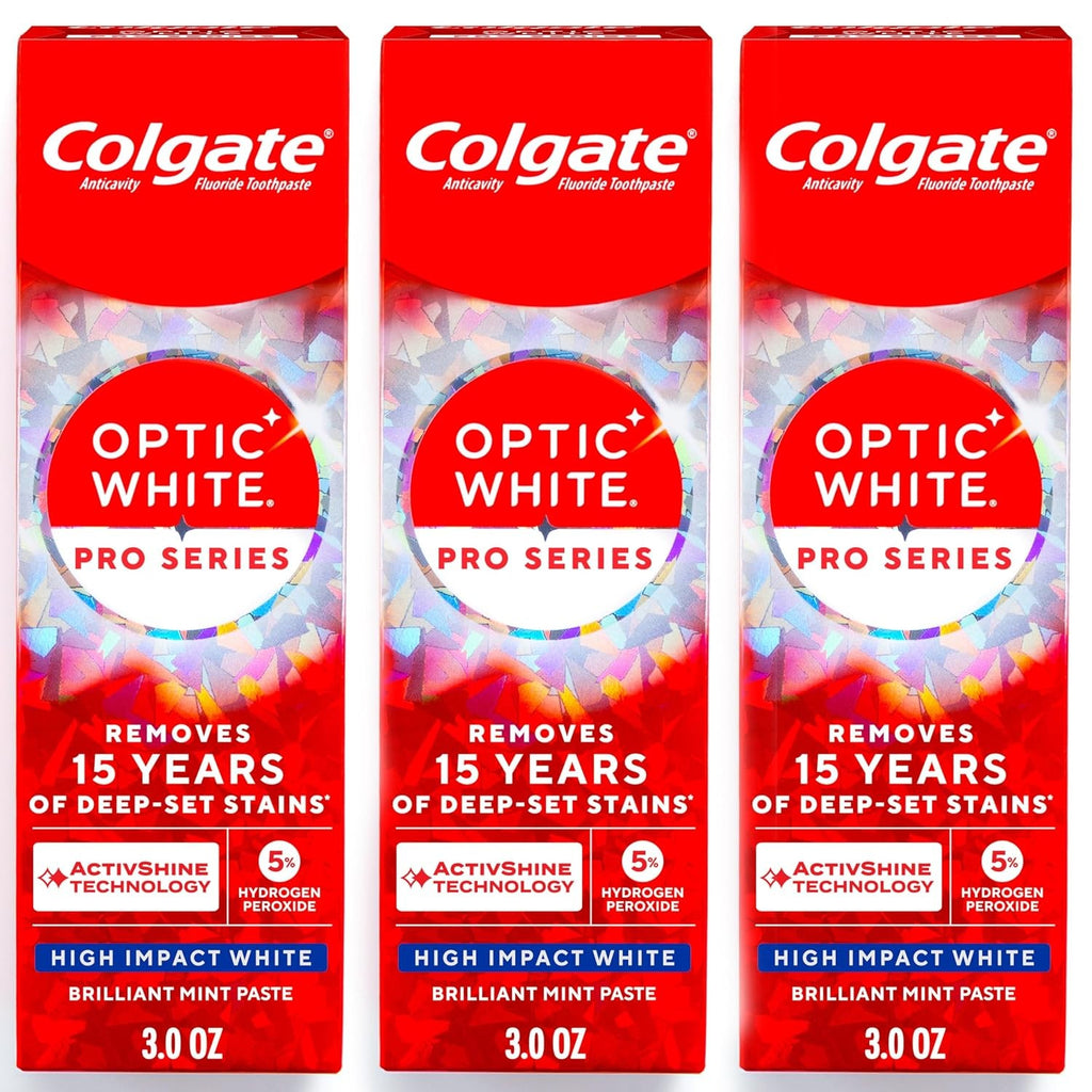 Whitening Toothpaste with Hydrogen Peroxide - 3 Pack, 3 oz Each